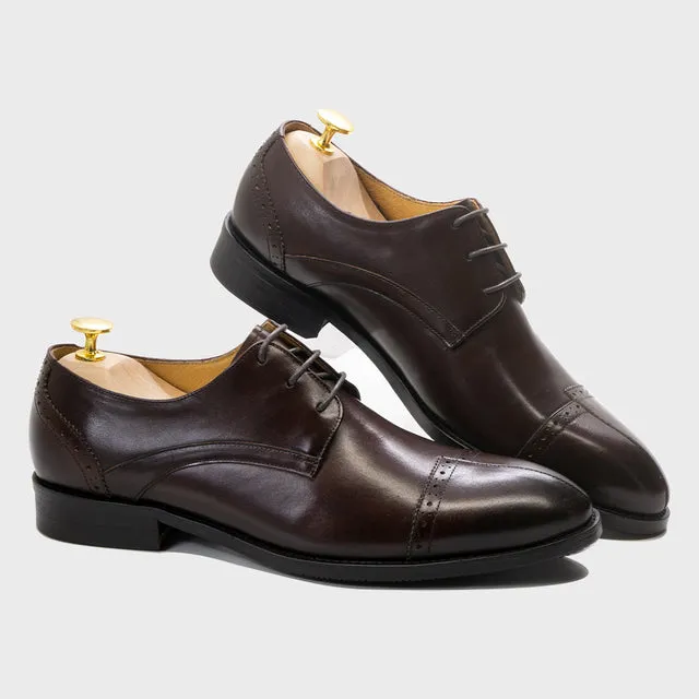 Genuine Leather Handcrafted Luxury Derby Shoes