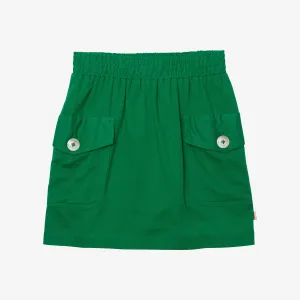 Girls' green skirt