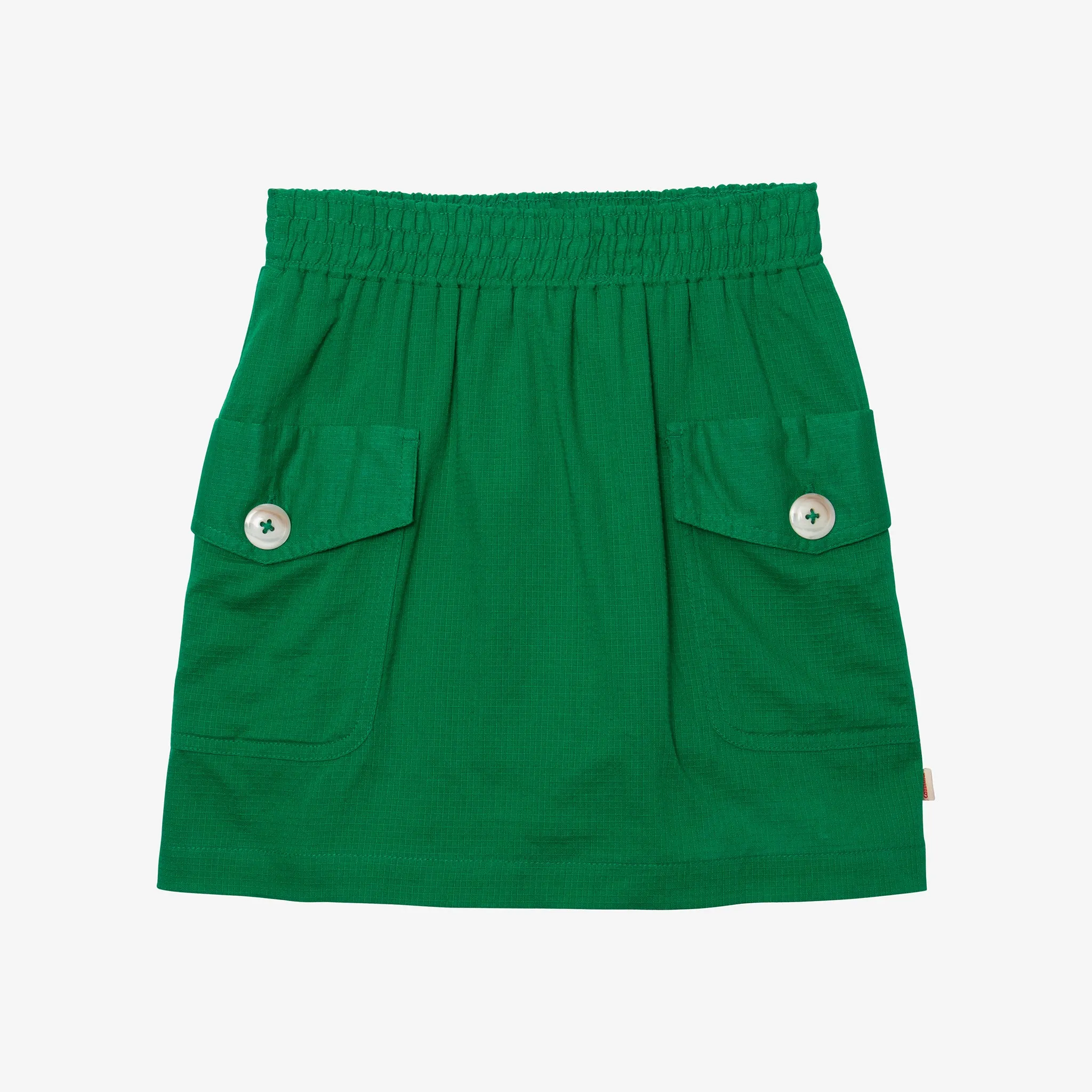 Girls' green skirt