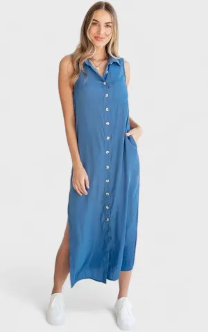 Harper Button Front Dress