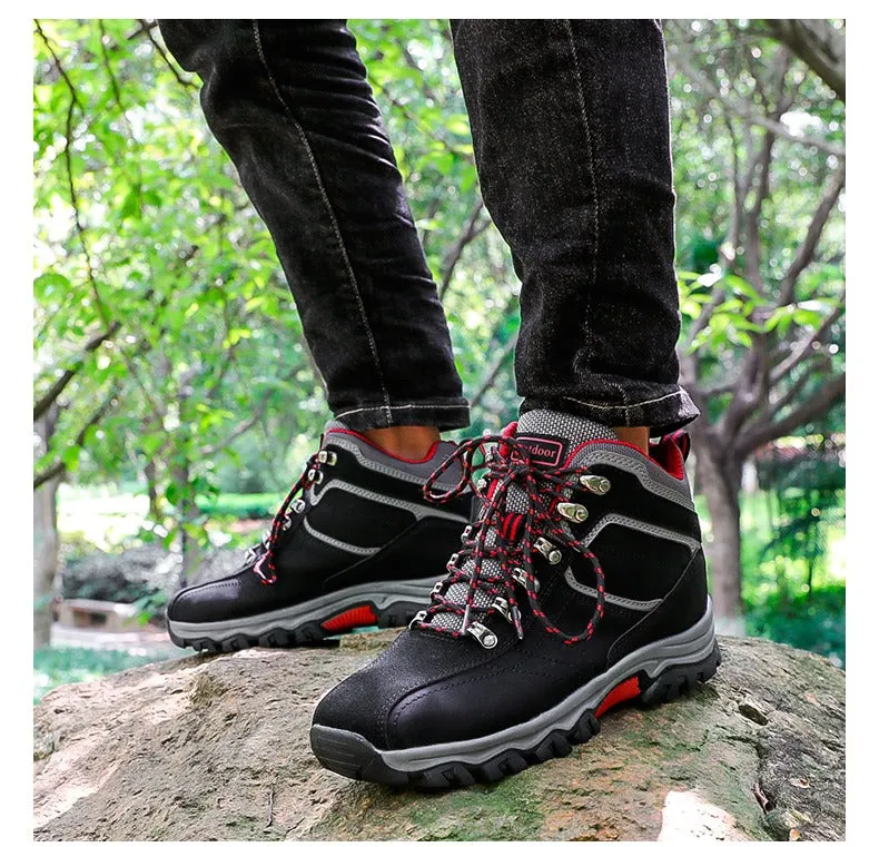 High Top Men Trekking Shoes Outdoor Waterproof Hiking Boots | B2024