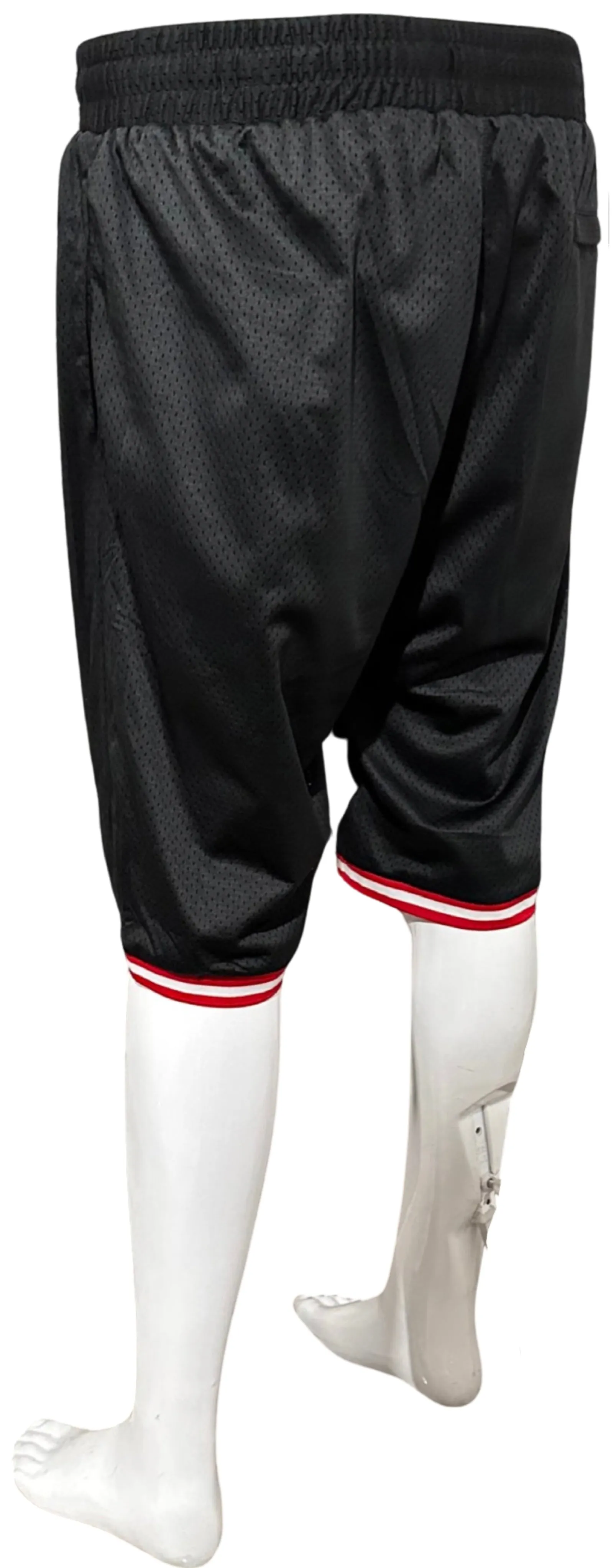 ^HUSTLE GANG^ (BLACK-MULTI) ~SIMPLE CHIEF~ MESH SHORTS