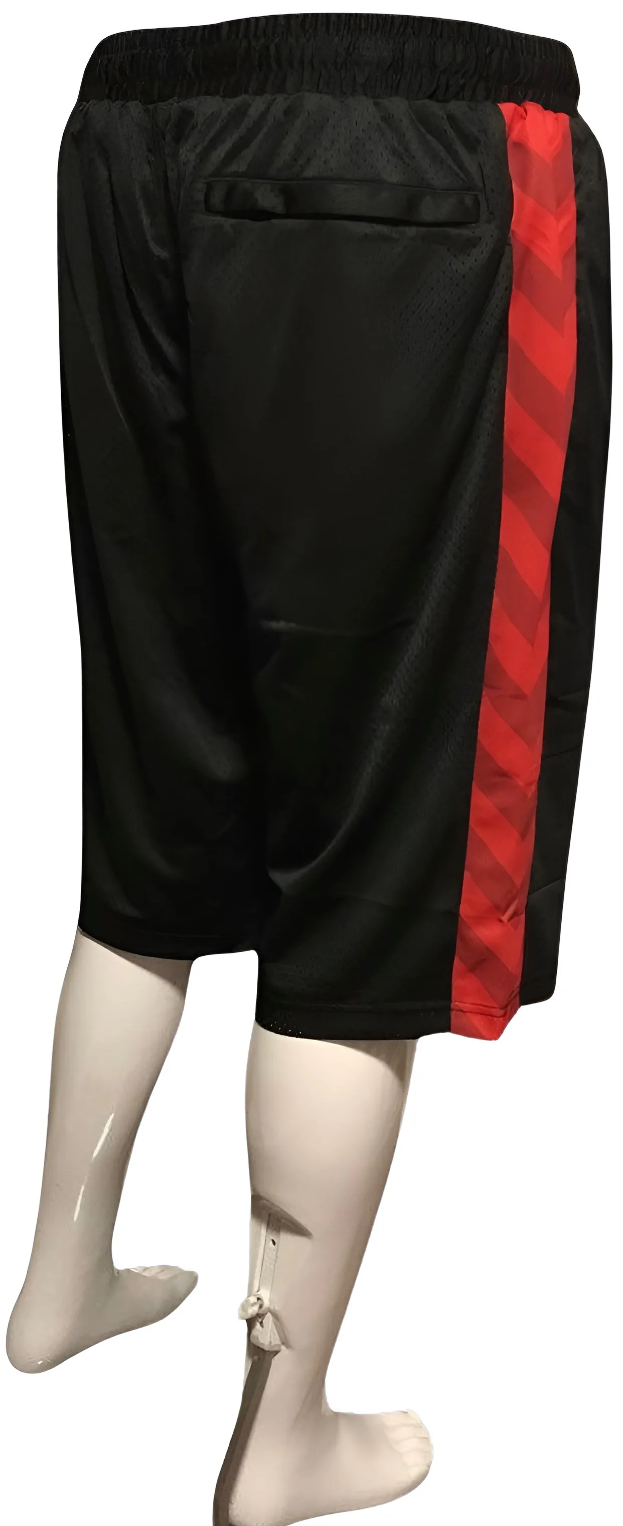 ^HUSTLE GANG^ (BLACK-MULTI) ~WINNER TAKES ALL~ MESH LINED BASKETBALL SHORTS