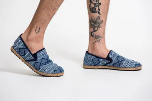 Indigo Hill Tribe Print Slip On Shoes