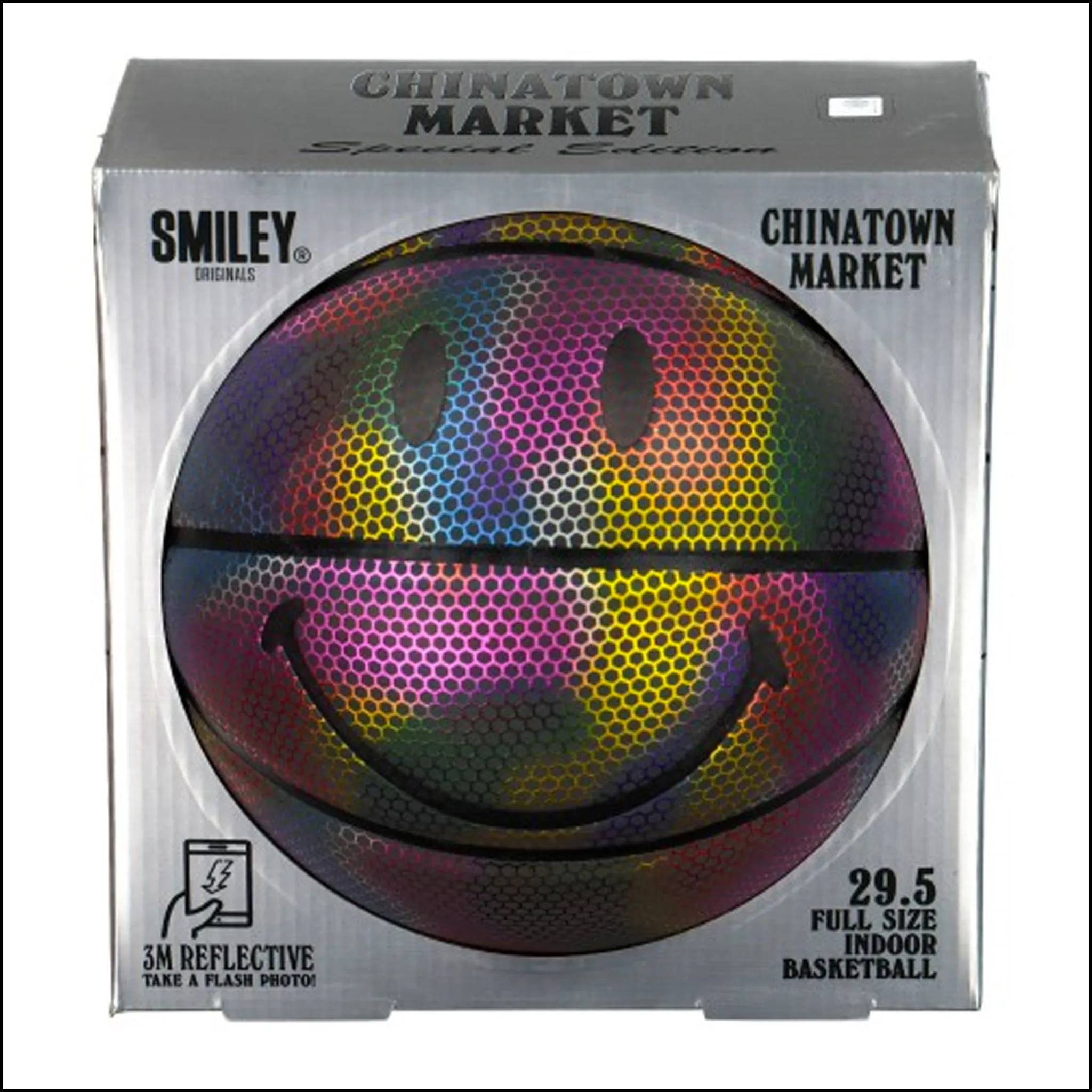 Iridescent Smiley Basketball