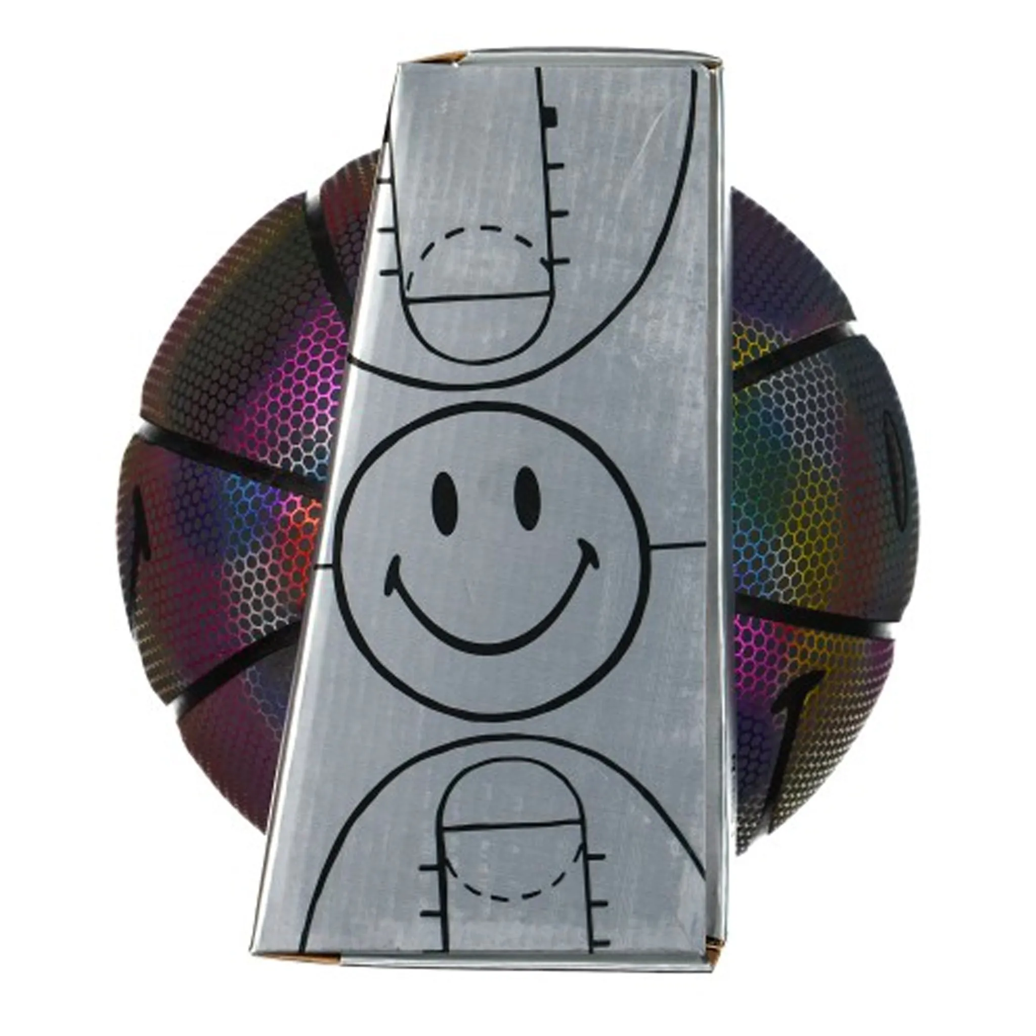 Iridescent Smiley Basketball