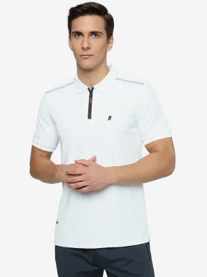 Ivory Solid Slim Fit T-Shirt | Jade Play