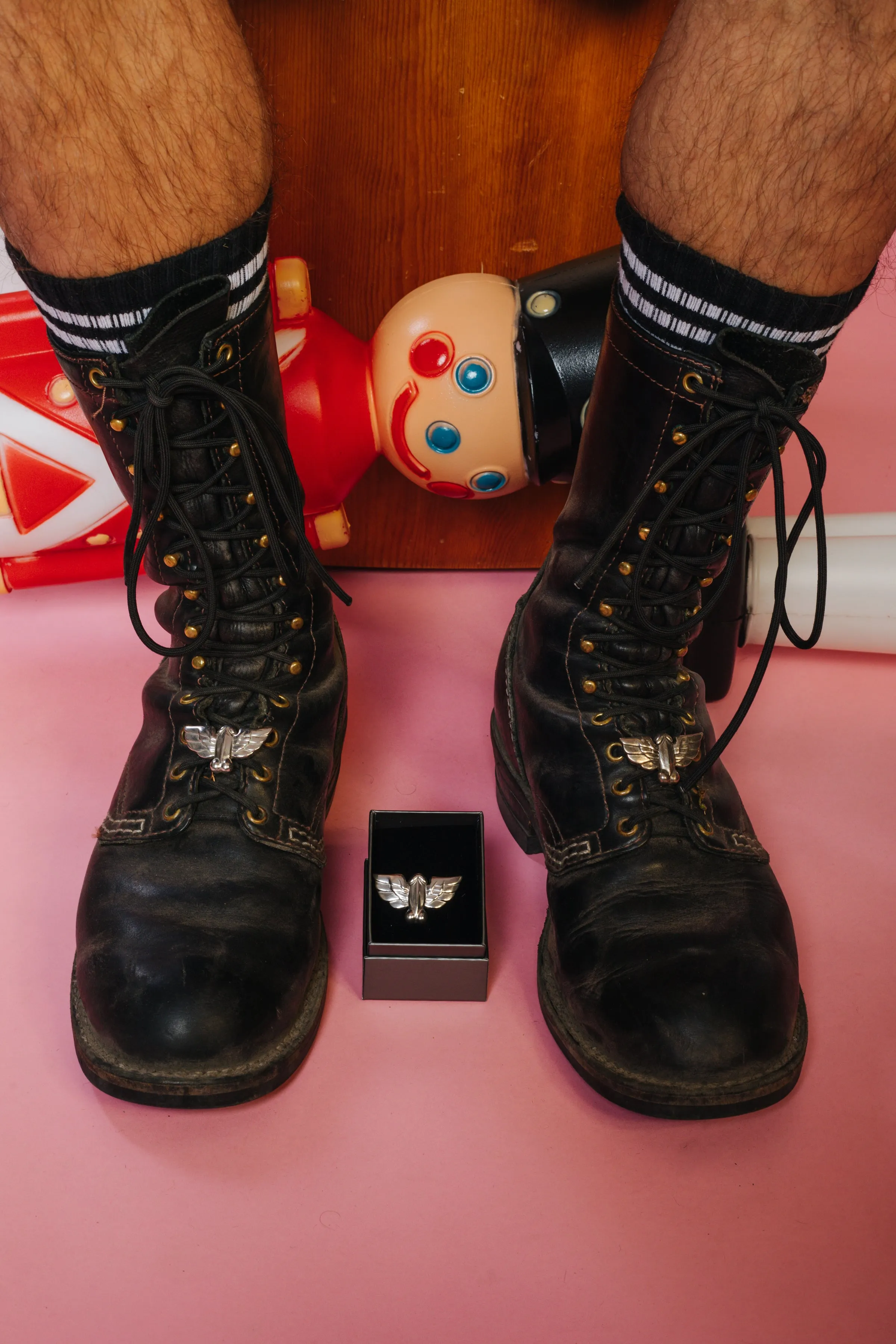 Jonathan Johnson x Tom of Finland FLYING COCK Shoe Link