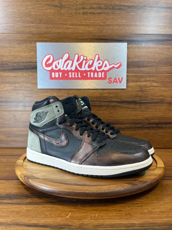 Jordan 1 Retro High Light Army Rust Shadow Patina