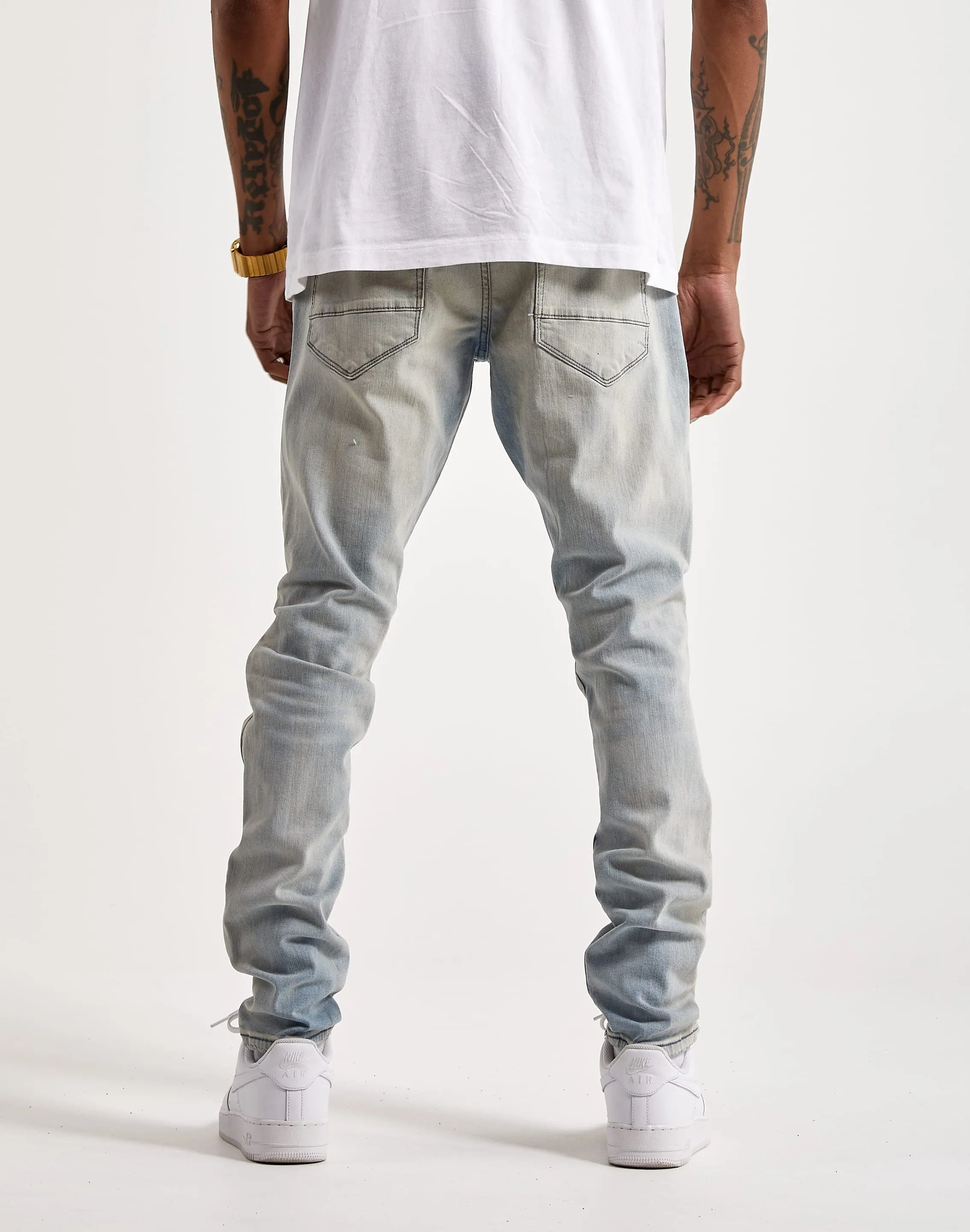 Jordan Craig Pintuck Backed Denim Jeans