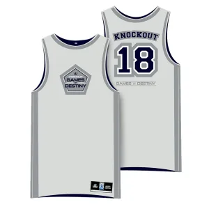 Knockout 2018 Basketball Jersey x Light Grey