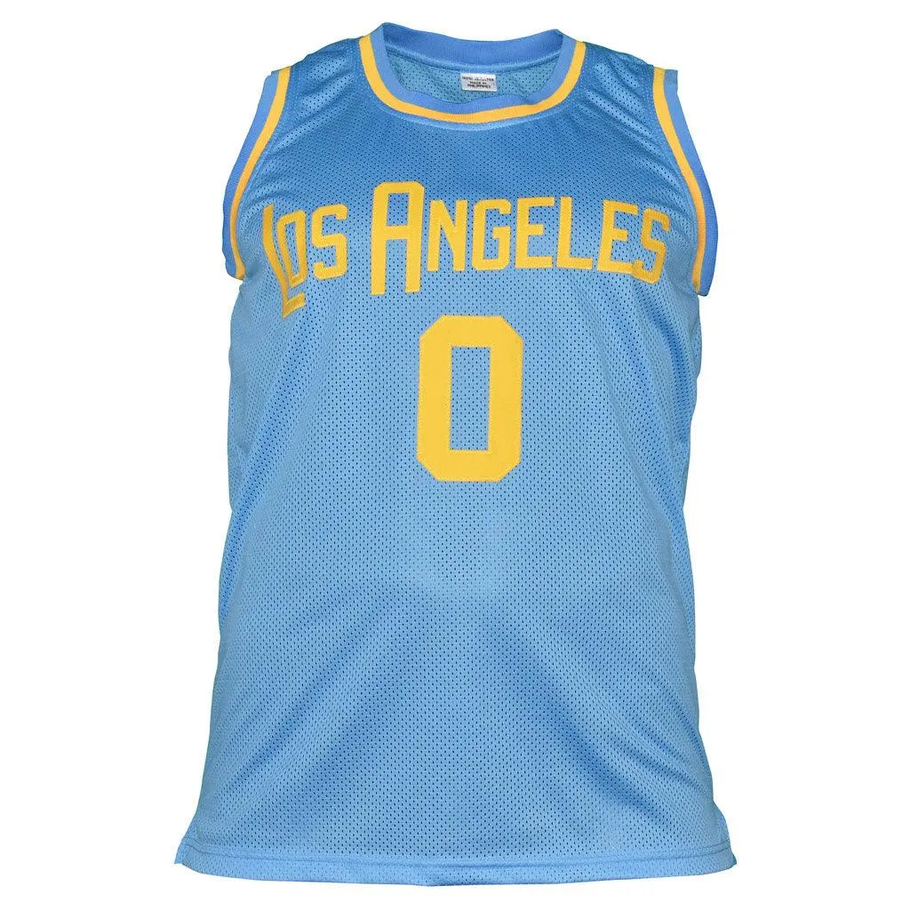 Kyle Kuzma Signed Los Angeles Pro Light Blue Basketball Jersey (Beckett)