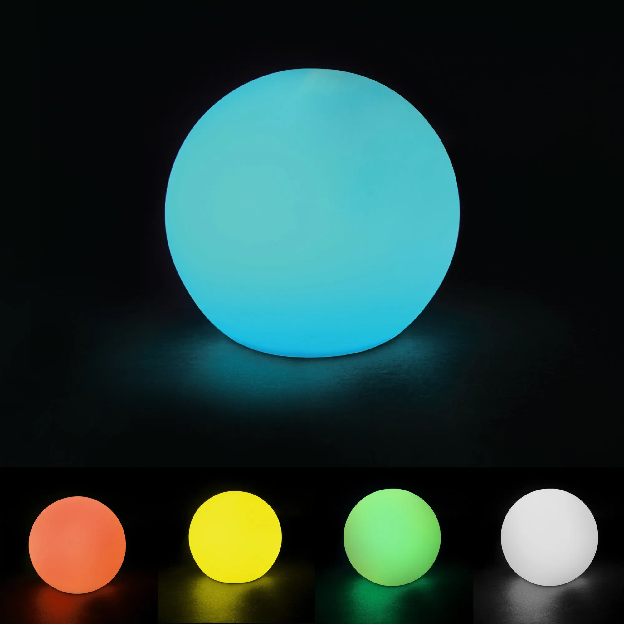 LED Beach Ball with Remote Control - 16 Colors Lights and 4 Light Modes