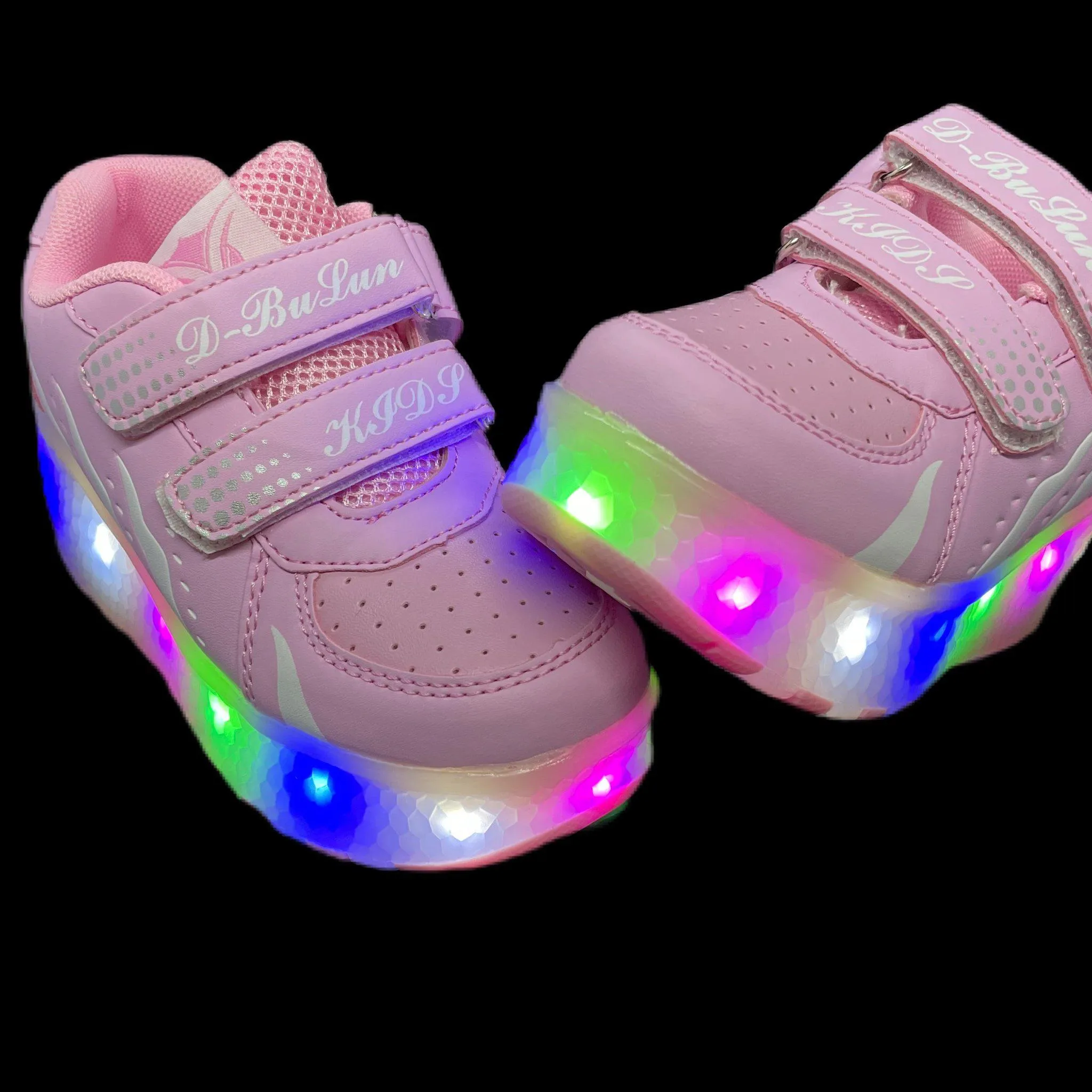 Led Roller Shoes For Kids 1 or 2 Wheel Options - Pink  | Led Light Roller Heel Wheel Shoes