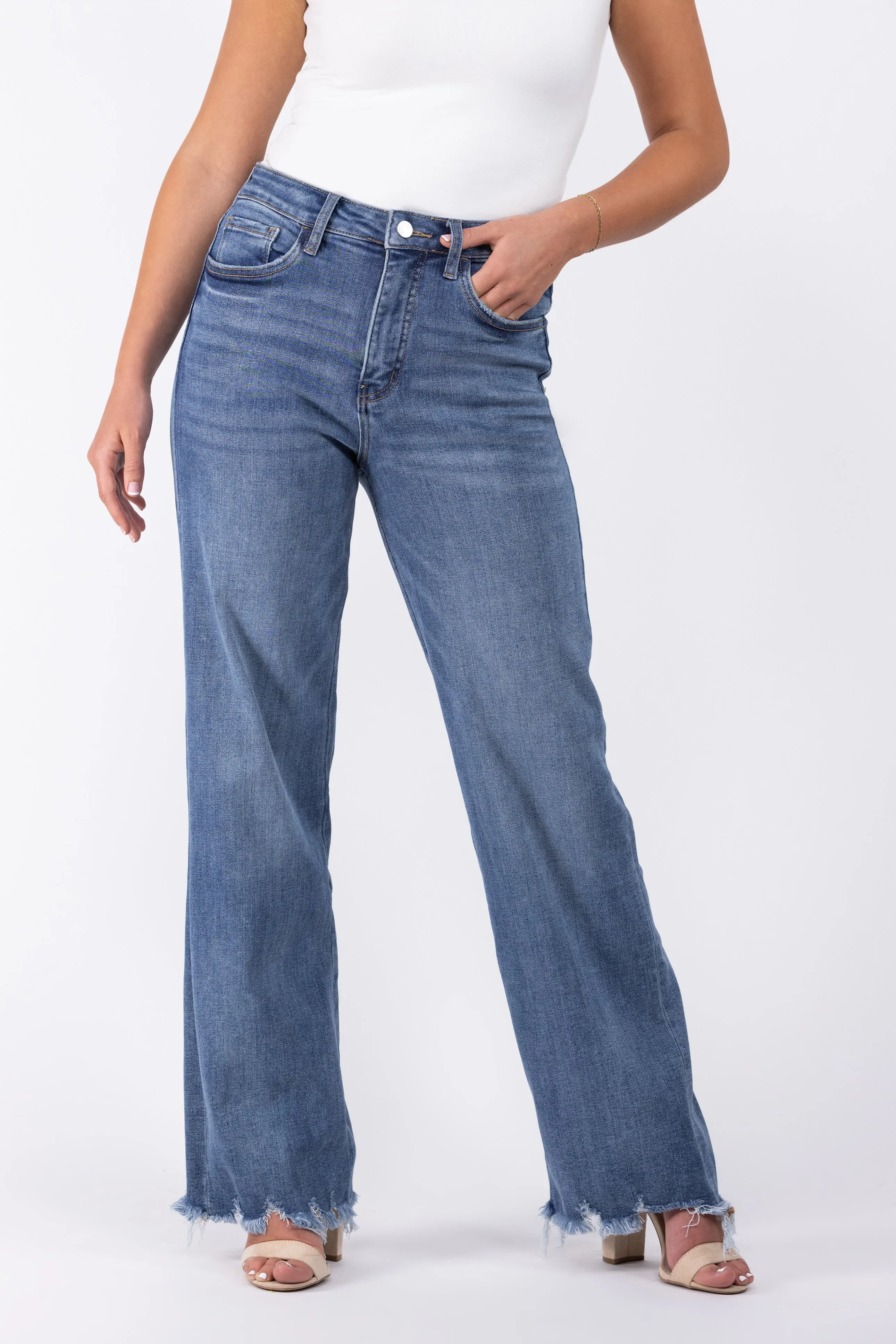 Lovervet Feel Alive High-Rise Loose Straight Leg Tummy Control Denim