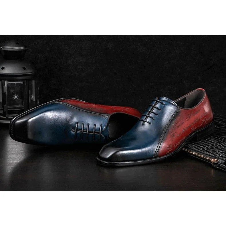 LuxePoint Exotic Brogue Dress Shoes