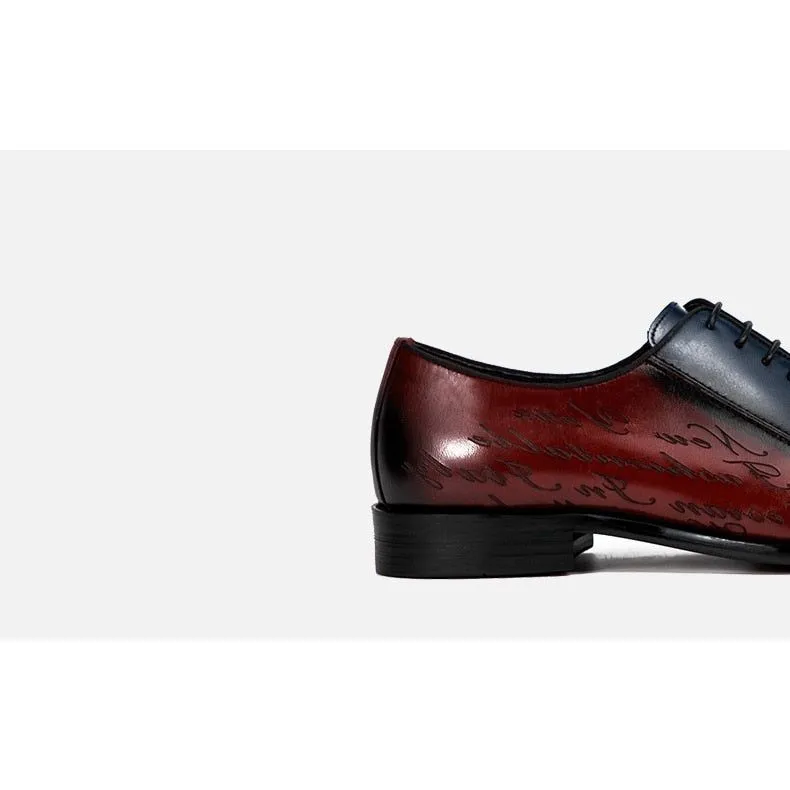 LuxePoint Exotic Brogue Dress Shoes