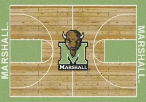 Marshall Thundering Herd Milliken Basketball Home Court Novelty Area Rug