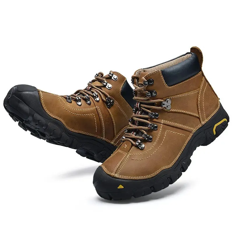 Men's Ankle Boots Waterproof Anti-slip Trekking Outdoor Hunting Hiking Snow Shoes | T8010