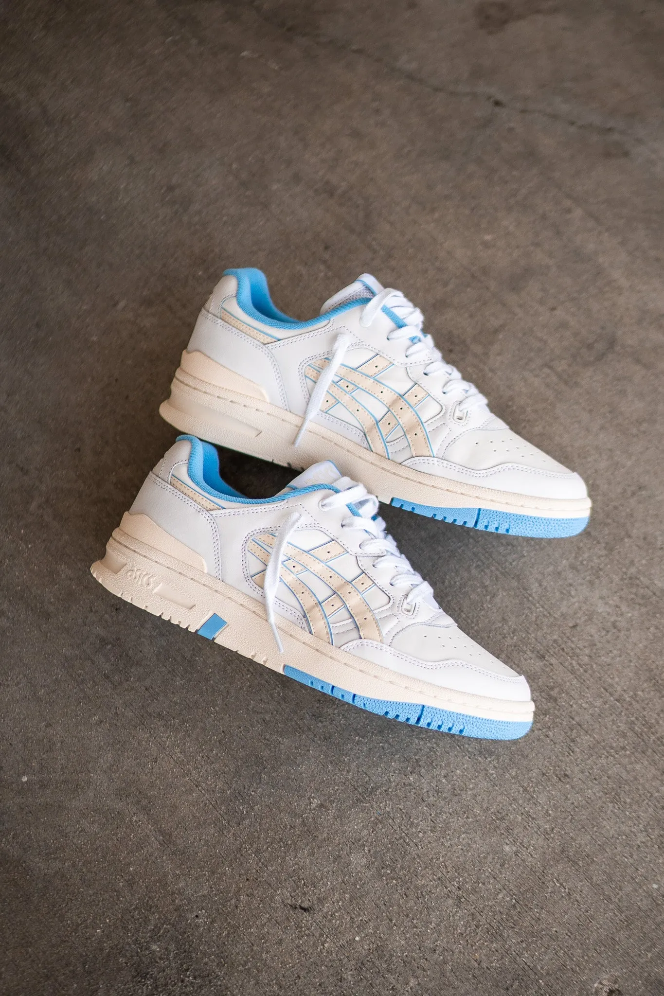 Mens Asics EX89 (White/Cream/Powder Blue)