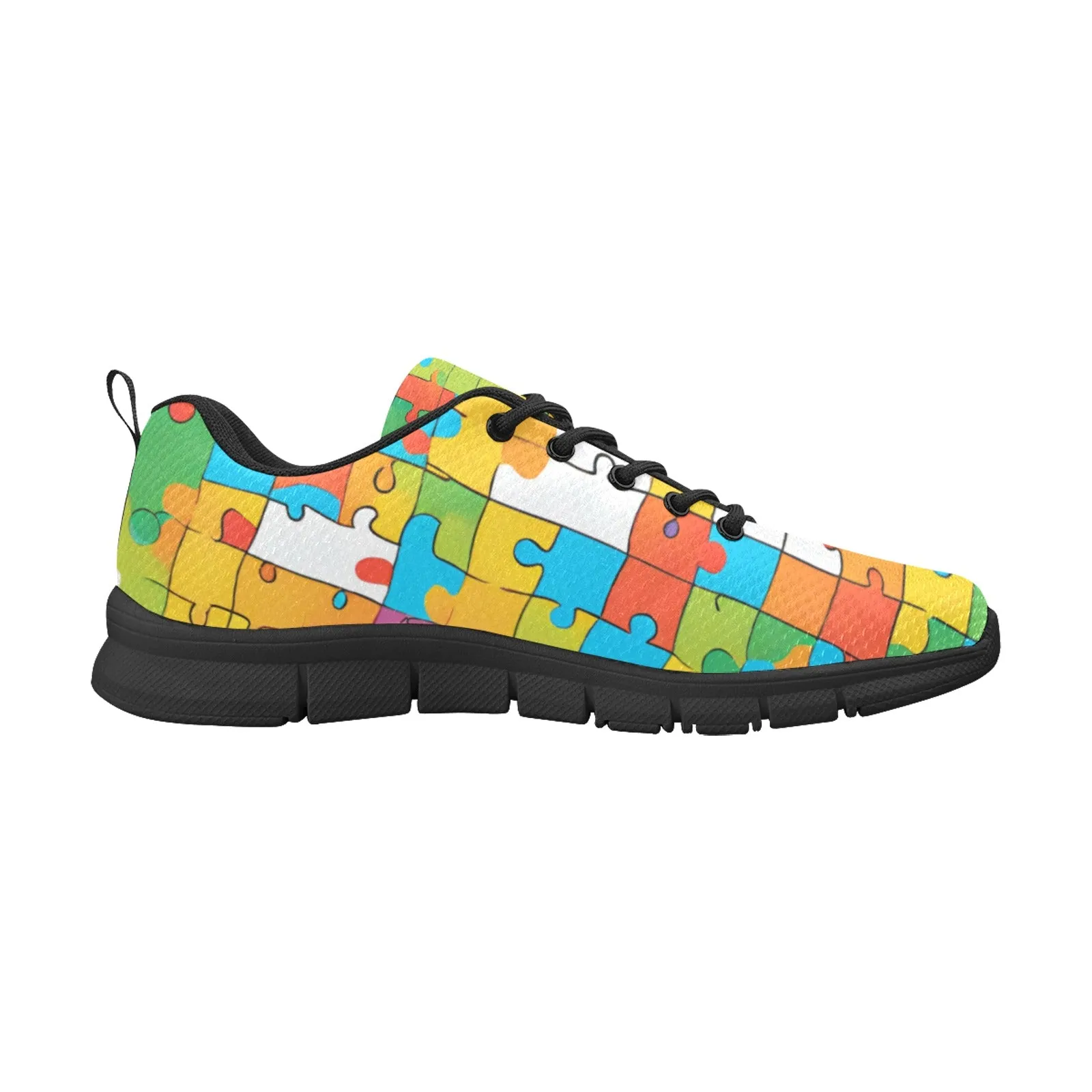 Men's Breathable Jigsaw Puzzle Sneakers