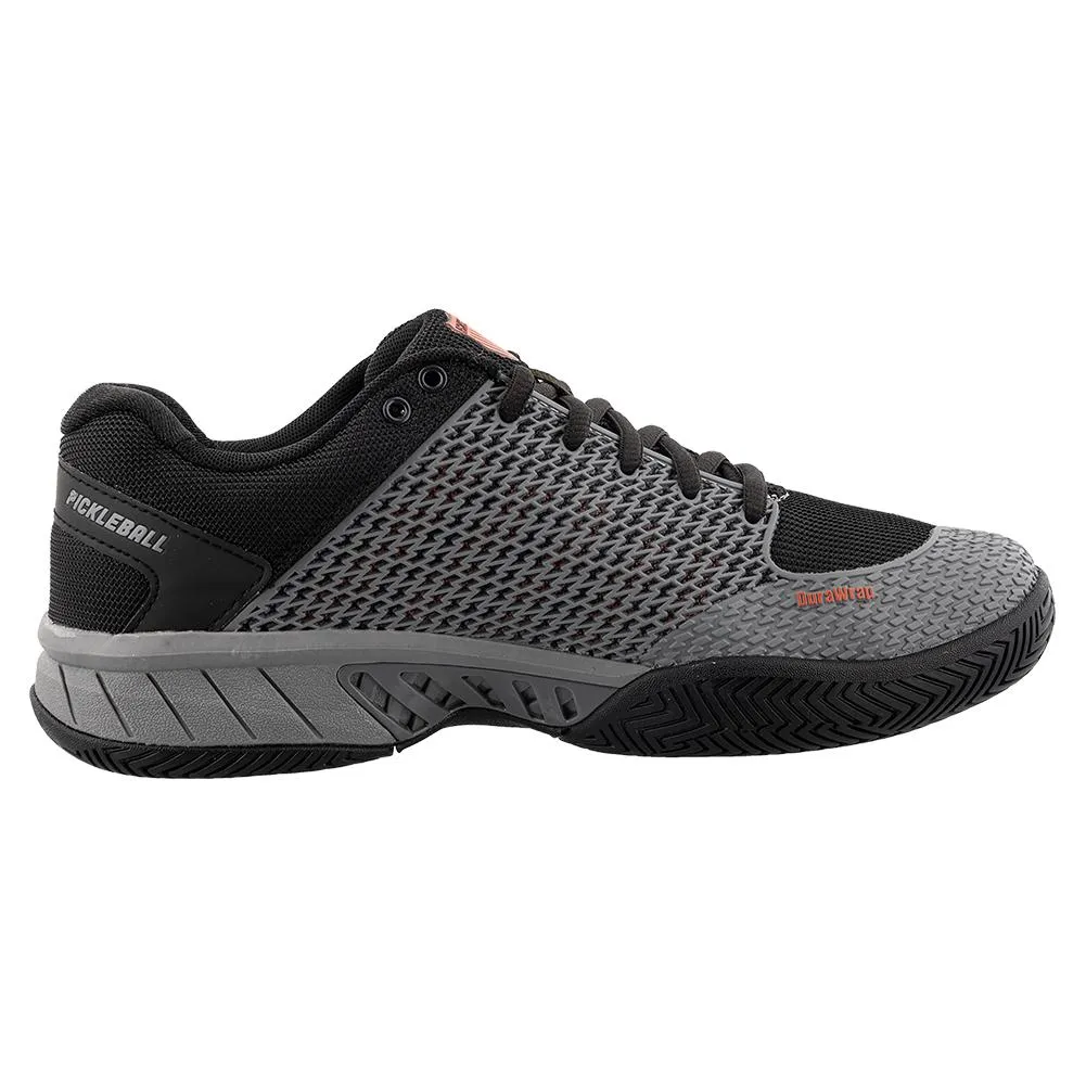 Men's Express Light Pickleball Shoes Steel Gray and Jet Black