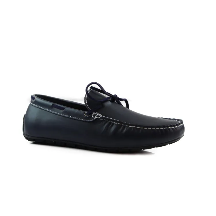 Mens Zasel Anchor Shoes Dark Blue