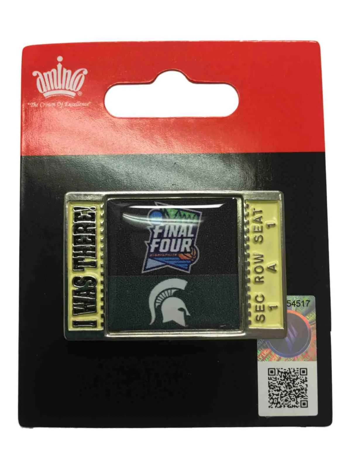 Michigan State Spartans 2019 Final Four Minneapolis "I WAS THERE!" Pin