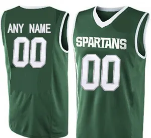 Michigan State Spartans Customizable College Basketball Jersey