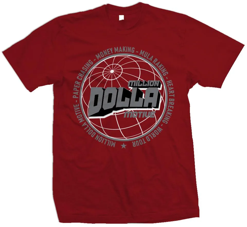 Million Dolla World Tour - Red T-Shirt