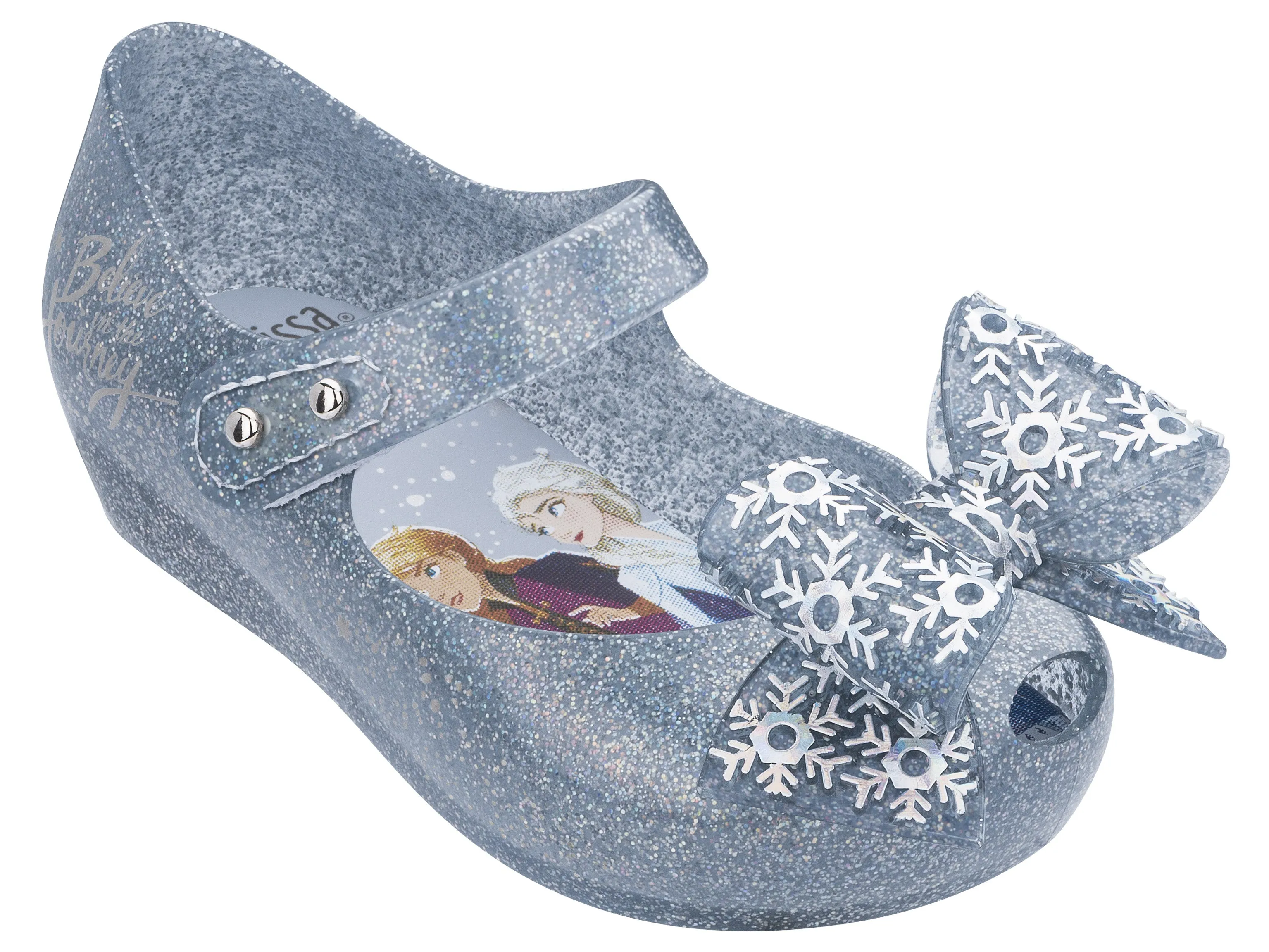 Mini Melissa Ultragirl Frozen - Silver Glitter