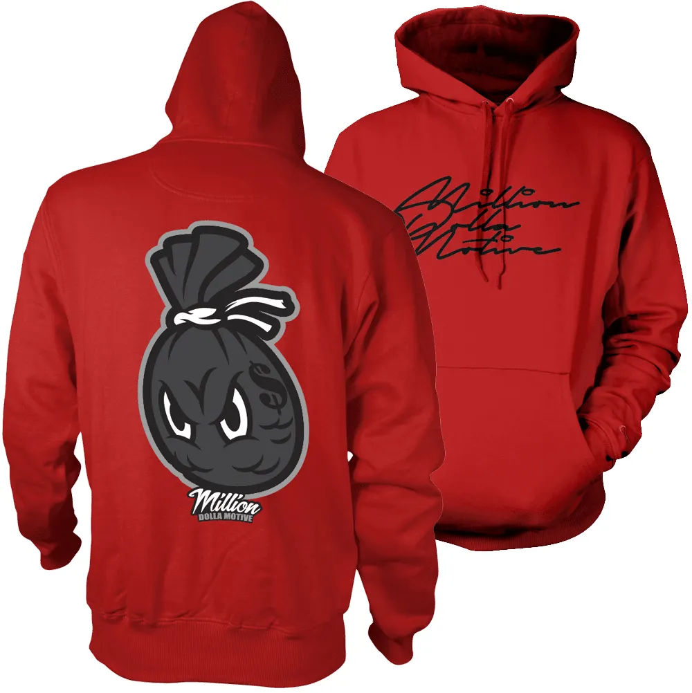 Money Bag - Red Hoodie Sweatshirt