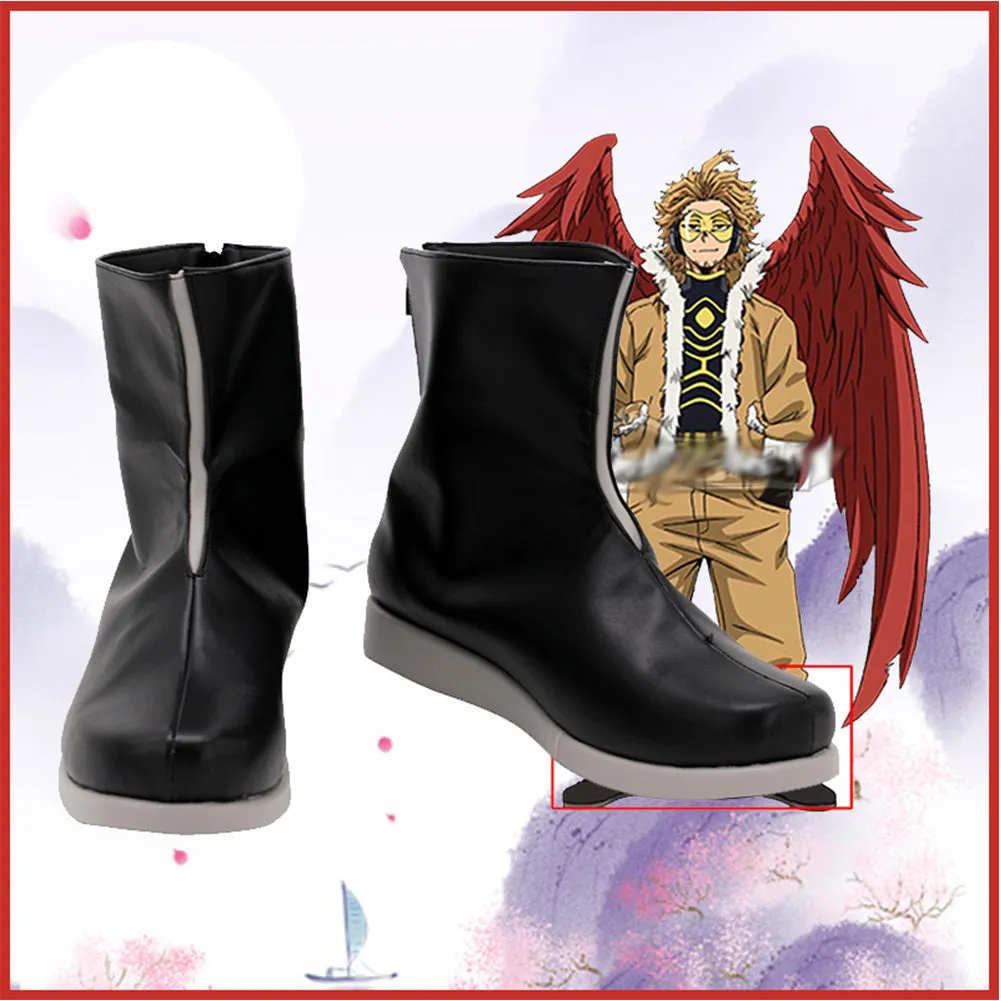 My Hero Academia Hawks Cosplay Shoes Boots Halloween Costumes Accessory Custom Made