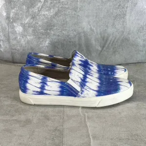 NATURALIZER Women's Blue Tie-Dye Aileen Round-Toe Slip-On Sneakers SZ 10