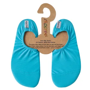Neon Blue Kids Slipfree Shoes