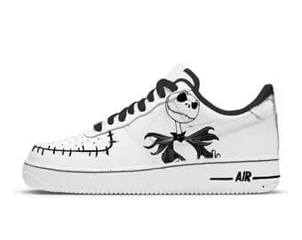 NEW*  Pre-Order * Custom Made Jack Skellington Sneakers