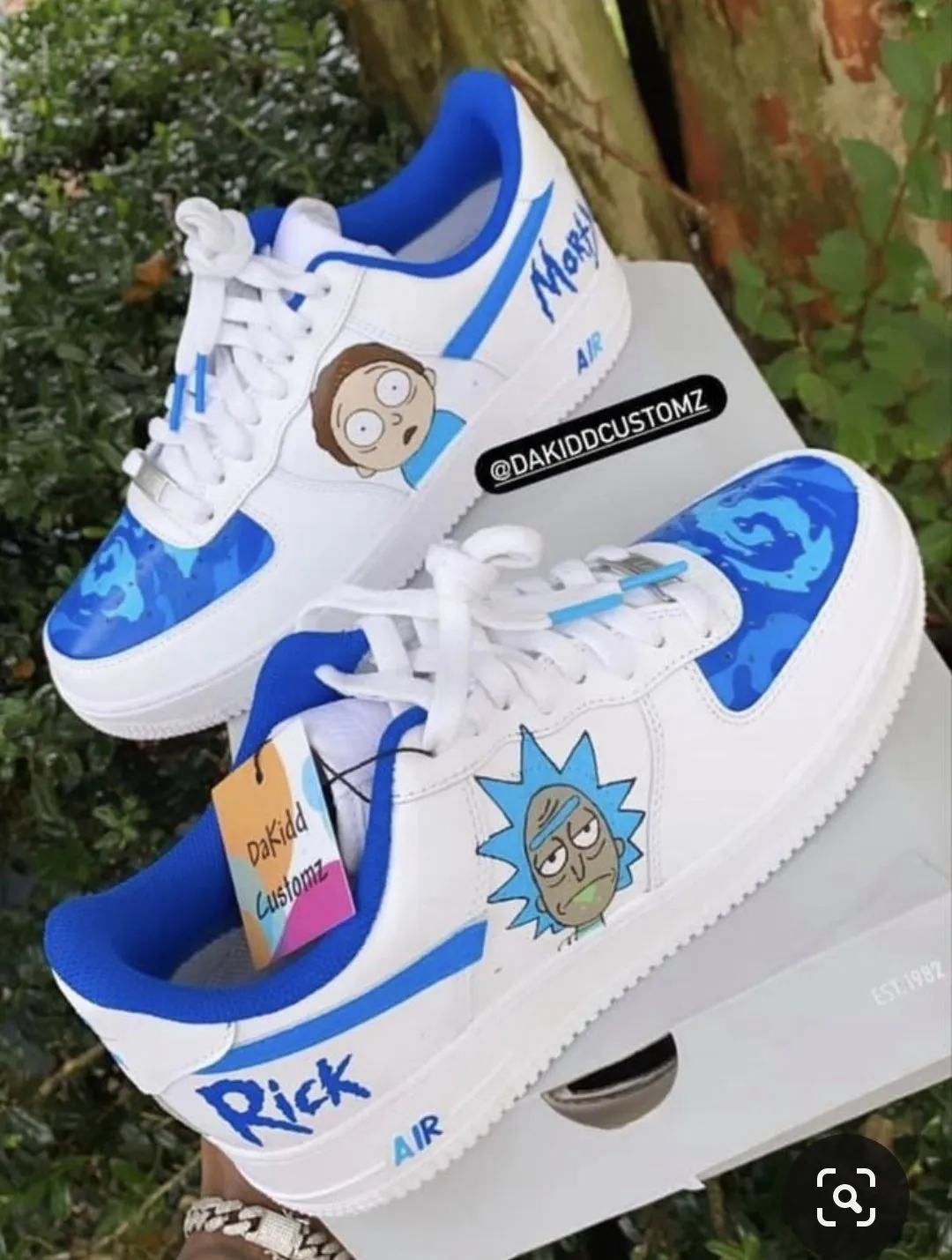 NEW*  Pre-Order * Custom Made Rick And Morty Sneakers