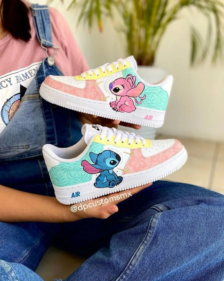 NEW*  Pre-Order * Custom Made Stitch Sneakers