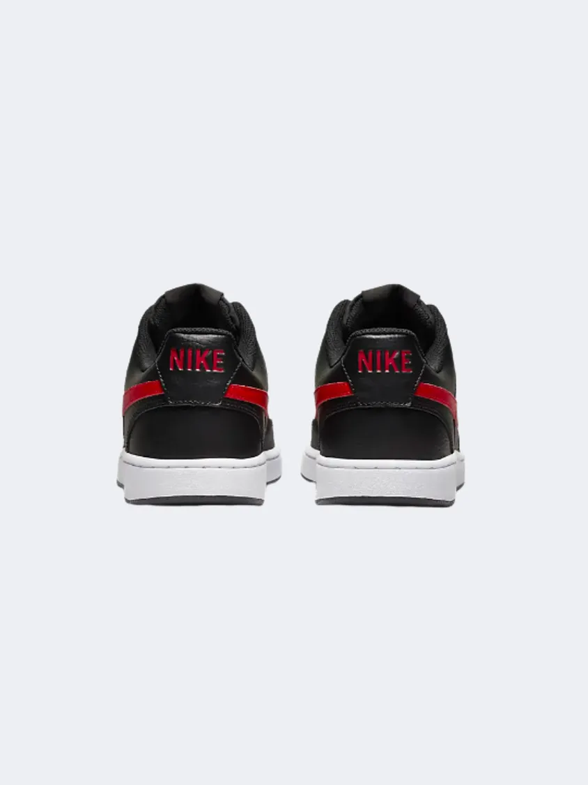 Nike Court Vision Low Men Lifestyle Shoes Black/Red