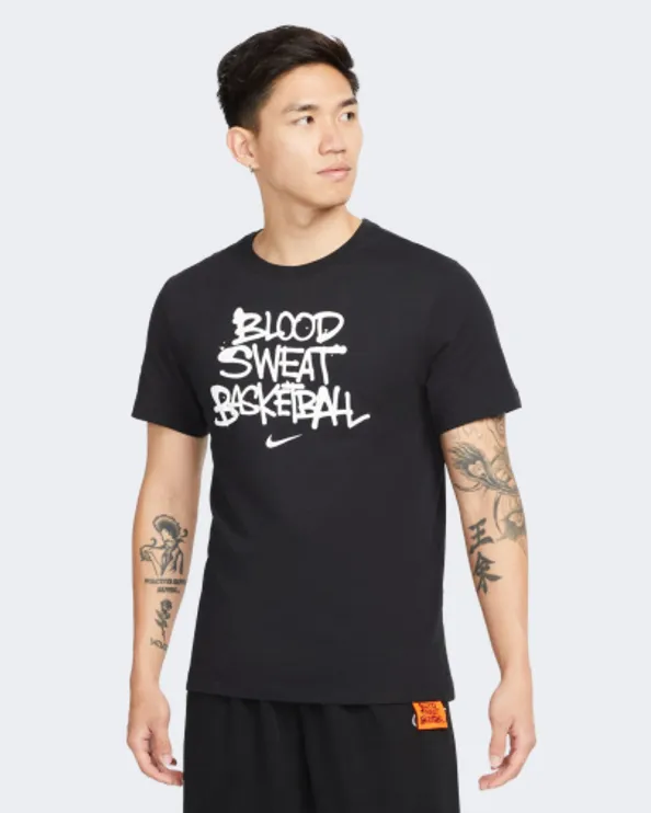 Nike Dri-Fit Men Basketball T-Shirt Black/White