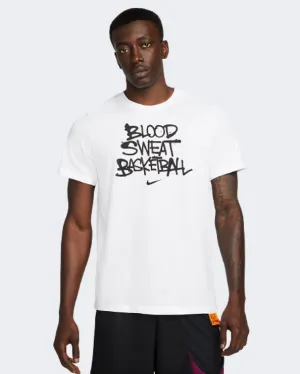 Nike Dri-Fit Men Basketball T-Shirt White/Black