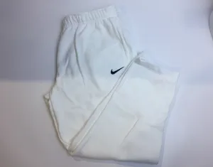 Nike Womens Club Fleece Jogger Sweatpants White X-Large