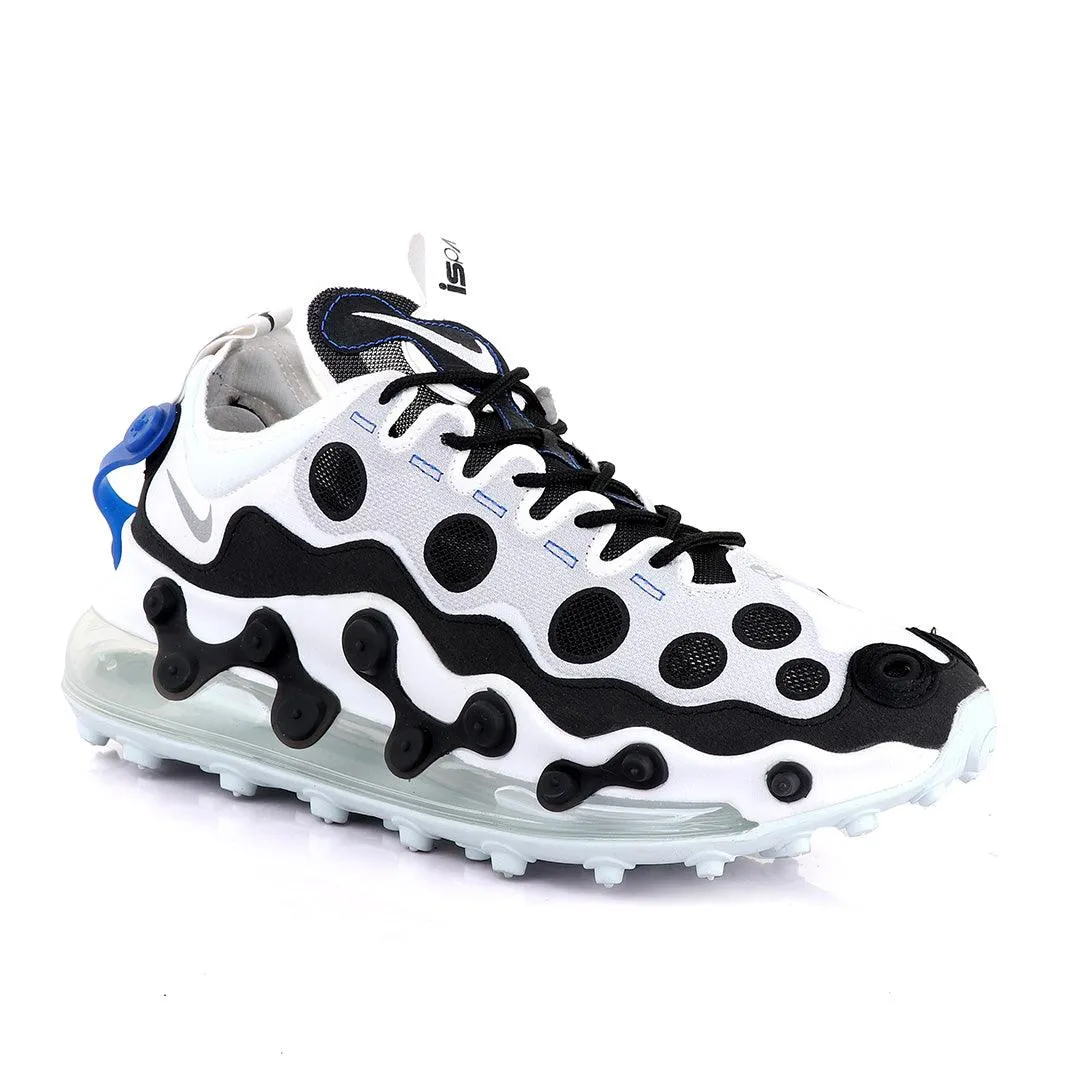 Nk Ispa Airmax 720 Adapt Black Poka Dot White Sneakers