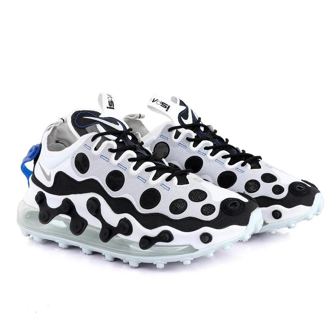 Nk Ispa Airmax 720 Adapt Black Poka Dot White Sneakers