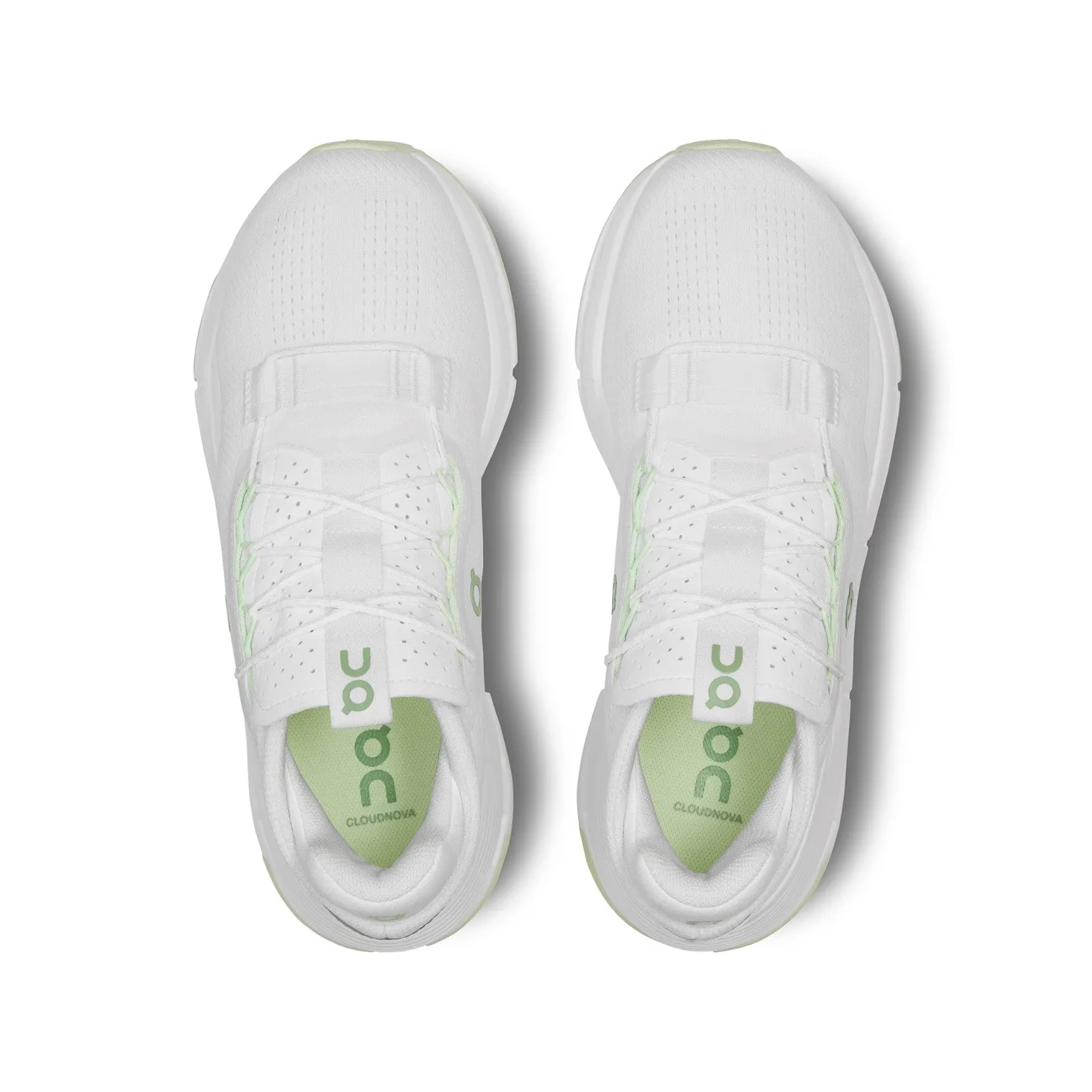 On Running Cloudnova 2 (White/Sage) Women's Shoes 3WE30221186