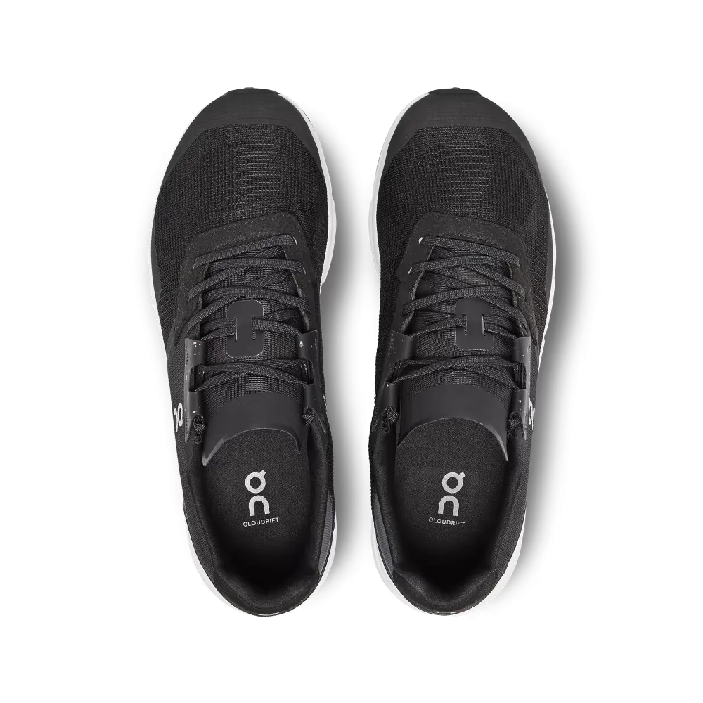 On Running Men's Cloudrift Shoes - Black / White