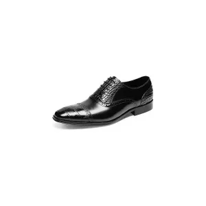 Opulent CrocTex Oxford Dress Shoes