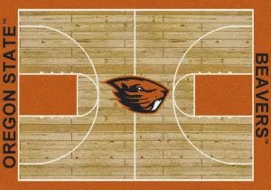 Oregon State Beavers Milliken Basketball Home Court Novelty Area Rug