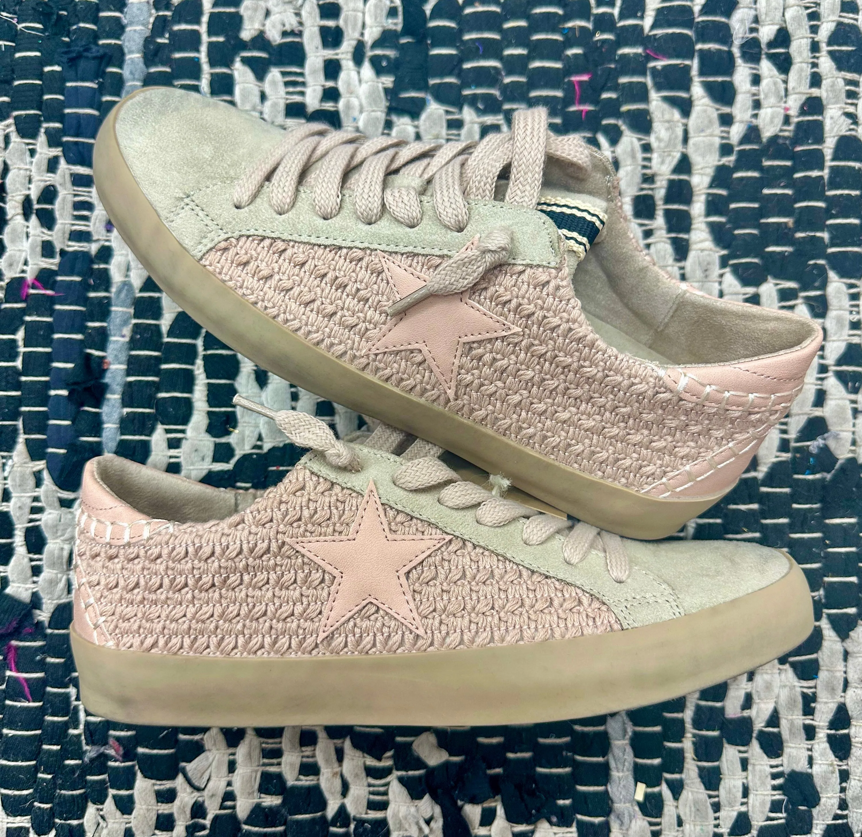 Paula Mauve Woven Sneaker