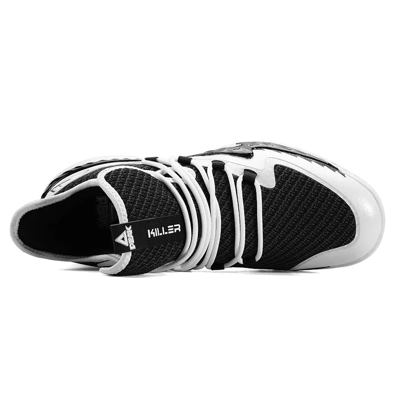 PEAK Men's Basketball Shoes - White/Black DA920231